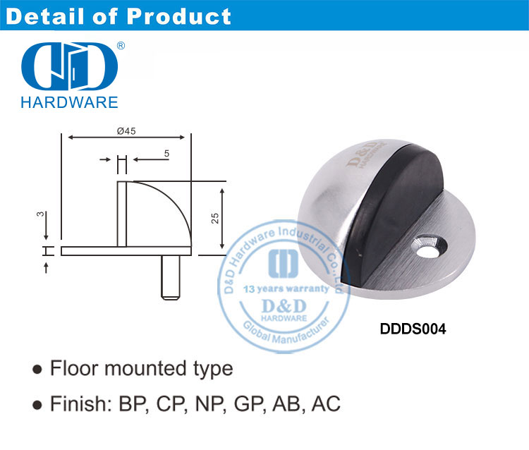 Anti Collision Door Stop Anti-Kollisions-Türstopper