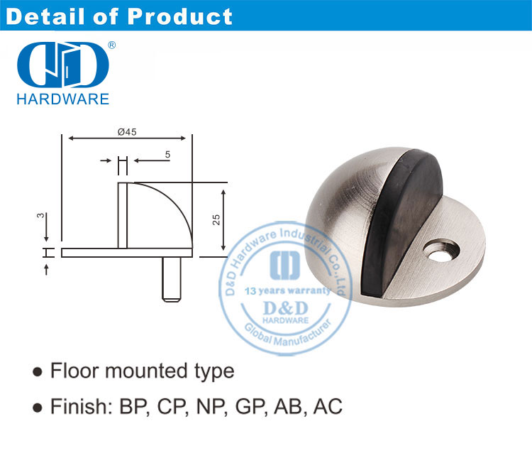 Split Type Door Stopper Geteilter Türstopper