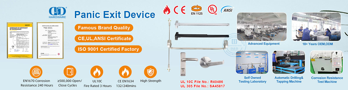 rim panic exit devices Rim Panic -Ausgangsgeräte