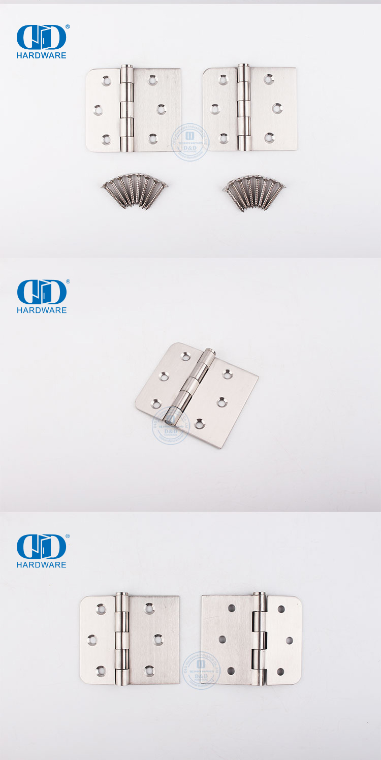 Stainless Steel Square Corner Door Hinge quadratisches Ecktürscharnier aus Edelstahl