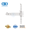 Panikvorrichtung mit vertikaler Stange und halber Länge für gewerbliche Türen-DDPD002-SSS