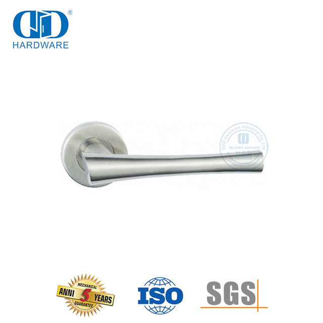 Klassisches Design, gute Qualität, massiver Edelstahl-Haustürgriff-DDSH045-SSS