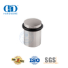 Krankenhaus-Türbeschläge, schwarzer Gummi, satinierter Edelstahl, Türstopper-Halter-DDDS011-SSS