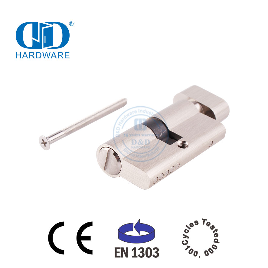 EN 1303 WC-Toiletten-Badezimmertürzylinder für Privatsphäre-DDLC007-60mm-SN