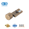 Euro-Profil, antikes Messing, Einsteckschlüssel und Drehzylinder-DDLC001-65 mm-AB