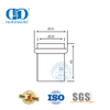 Krankenhaus-Türbeschläge, schwarzer Gummi, satinierter Edelstahl, Türstopper-Halter-DDDS011-SSS