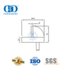 Türbeschläge aus Zinklegierung, satiniertes Messing, bodenmontierter goldener Türstopper-DDDS002-SB