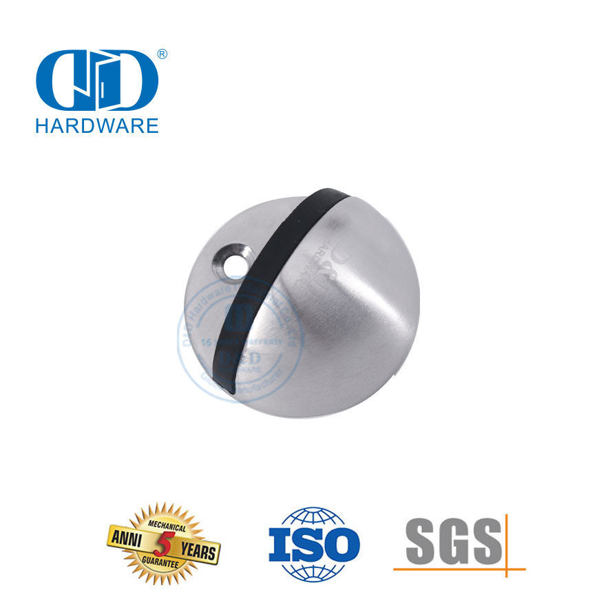 Bodenmontierter Halbkugel-Türstopper aus Edelstahl im modernen Stil-DDDS001-SSS
