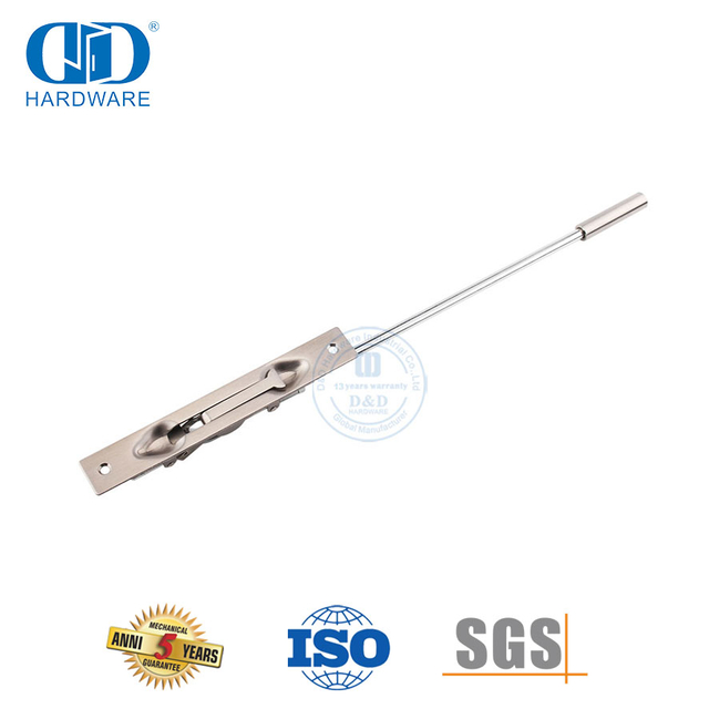 Edelstahl 304 Metall-Türbeschläge, bündiger Verlängerungsstangenbolzen-DDDB011-SSS