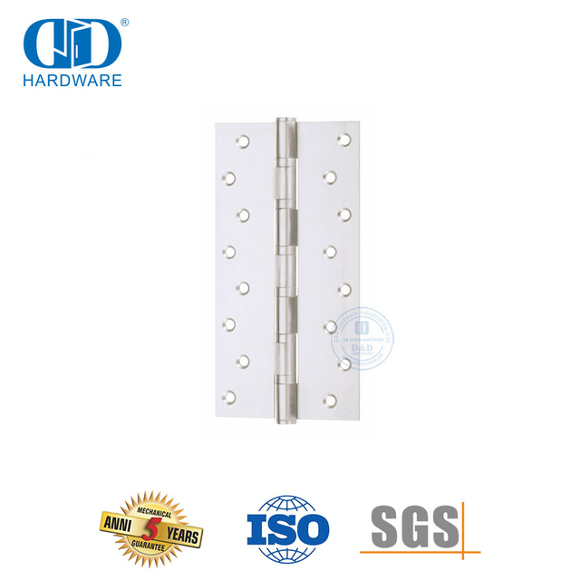 Sechs-Kugellager-8-Zoll-Scharnier aus Edelstahl für Hochleistungstüren-DDSS054
