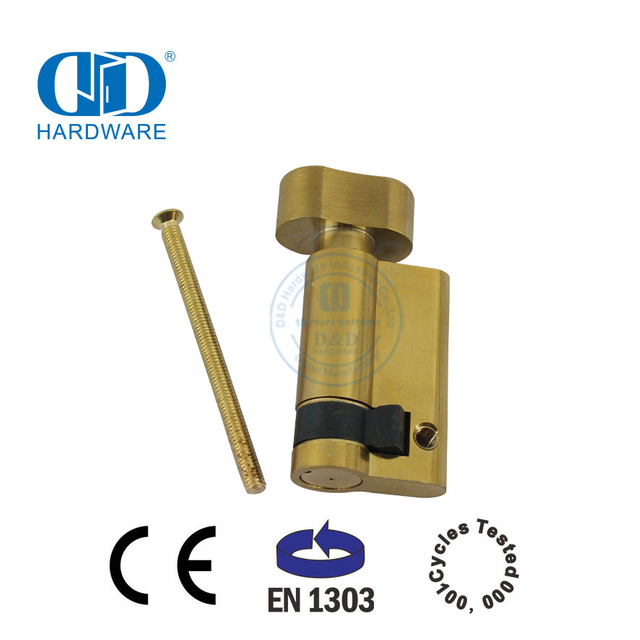 EN 1303-Zertifizierung Halbzylinder mit Daumendrehung für Einsteckschloss-DDLC009-45mm-SB