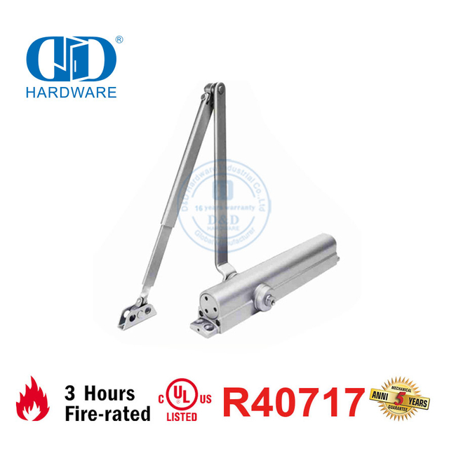 Hochwertiger 150 kg 1400 mm robuster, einstellbarer Geschwindigkeit, ANSI, UL-Zertifikat, Zertifizierung, Brandschutztürschließer-DDDC042