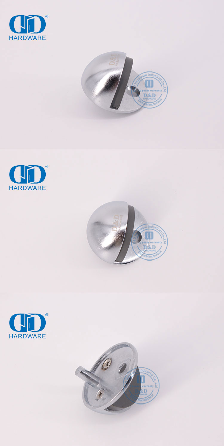 Türstopper aus satiniertem Chrom