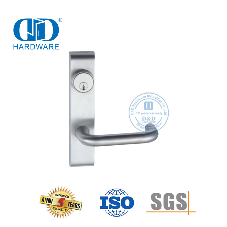 Rosettenhebelverkleidung aus Edelstahl 304 von guter Qualität für gewerbliche Türen-DDPD014-SSS
