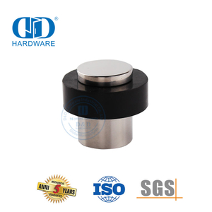 Polierter Edelstahl, hochwertiger magnetischer Gummi-Bodentürstopper-DDDS007-PSS
