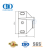 Panik-Ausgangsvorrichtung, Druckstangen-Felgenöffner für Doppeltür-DDPD046-SSS