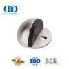 Bodenmontierter geteilter Türstopper aus satinierter Nickel-Zink-Legierung-DDDS004-SN