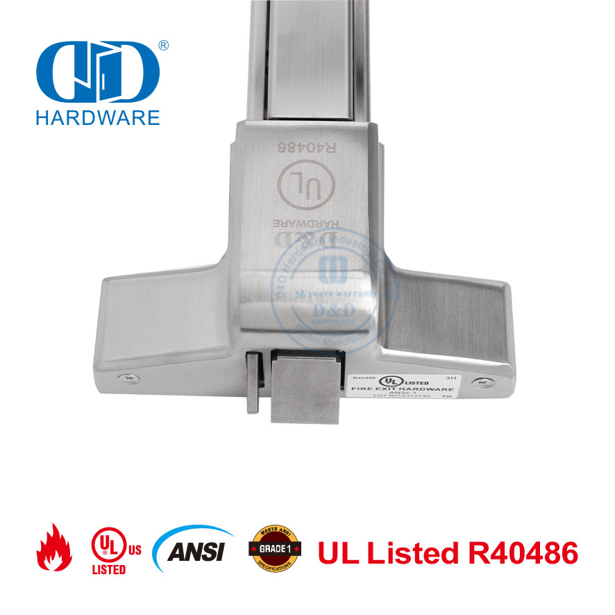 Feuerbeständige Panikausgang-Hardware-Druckstange mit UL-Zertifizierung-DDPD005-SSS