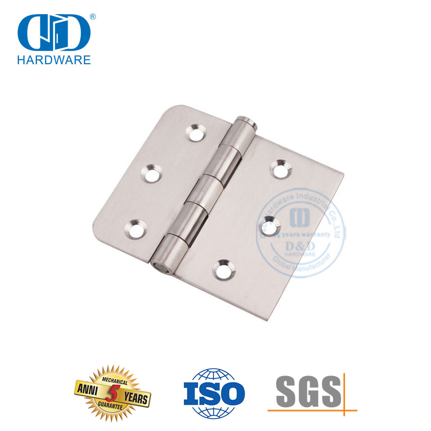 Sicherheitsscharnier aus rostfreiem, preisgünstigem Stahl mit einer runden Ecke und einem quadratischen Eckscharnier -DDSS010