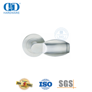 Edelstahl-Bowlingkugelform, kurzer massiver Hebelgriff-DDSH032-SSS