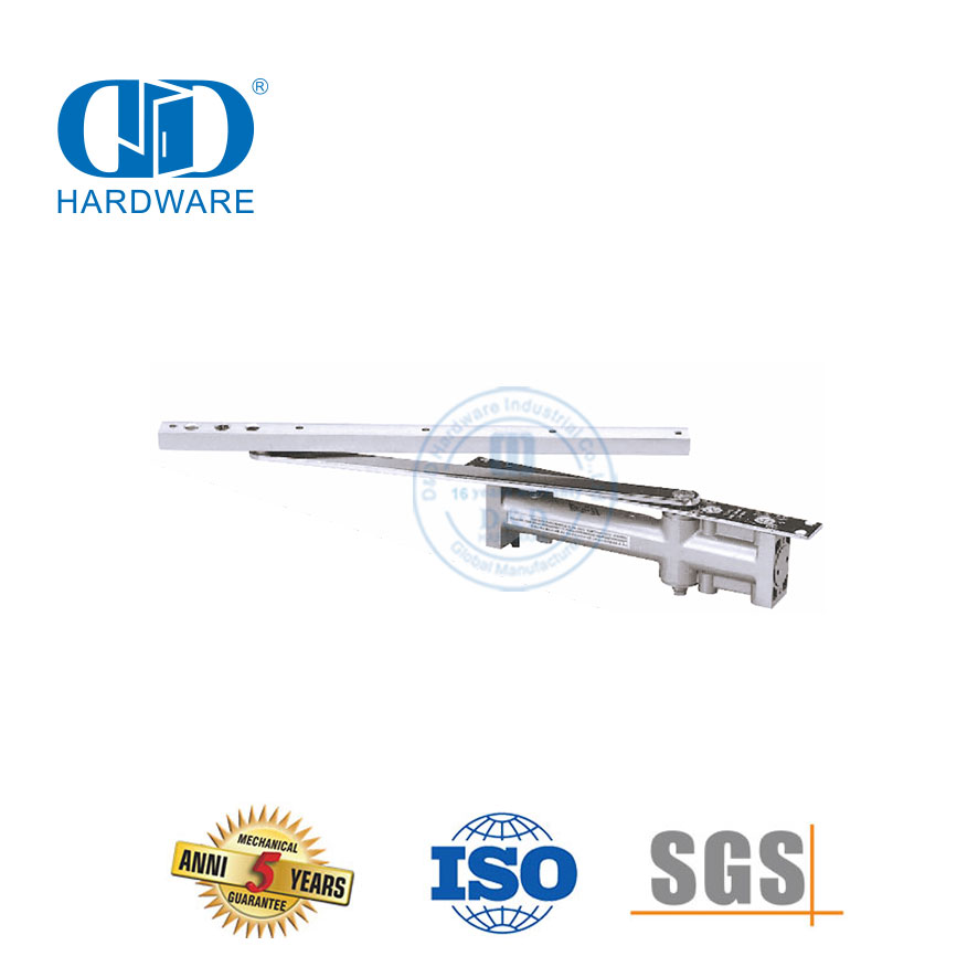 Hochwertige Aluminium-Türbeschläge, verstellbarer, verdeckter Türschließer-DDDC005