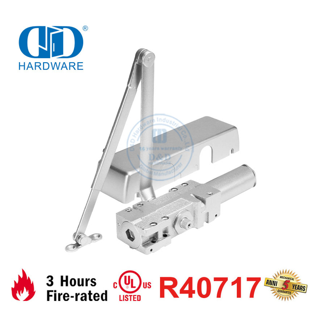 Robuster amerikanischer Stil für Metalltürbeschläge, ANSI UL10C-zertifizierter Brandschutztürschließer-DDDC044A