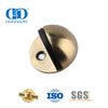 Türbeschläge aus satiniertem Messing, langlebiger, bodenmontierter Türstopper aus Zinklegierung-DDDS004-SB