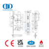 CE Satin-Edelstahl EN 1634 Brandschutz-Schiebe-Einstecktürschloss-DDML009-5572-SSS
