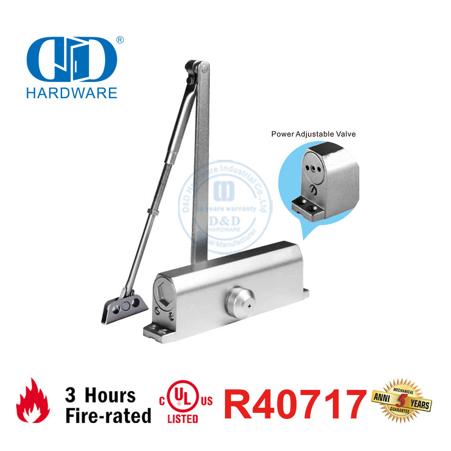 T&uuml;rschlie&szlig;er mit R&uuml;ckschlagkontrolle, 