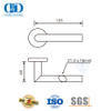 Modernes, neues Design, ovaler Rohrhebel-Türgriff aus Edelstahl, DDTH026-SSS