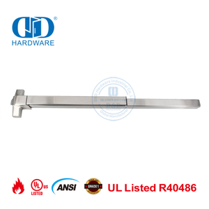 UL-gelistete feuerbeständige Paniktür-Panik-Druckstangen-Panikausgangsvorrichtung für gewerbliche Zwecke – DDPD003-SSS