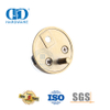 Türbeschläge aus satiniertem Messing, langlebiger, bodenmontierter Türstopper aus Zinklegierung-DDDS004-SB