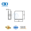 Edelstahl-Glasklemme, Glasclip, Glashalter für Badezimmer-DDGC001