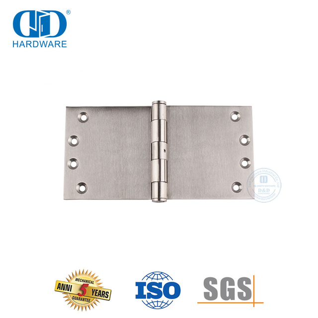 Edelstahl-Außentürbeschläge, großes, breites Türscharnier-DDSS049-100 x 200 x 3,4 mm