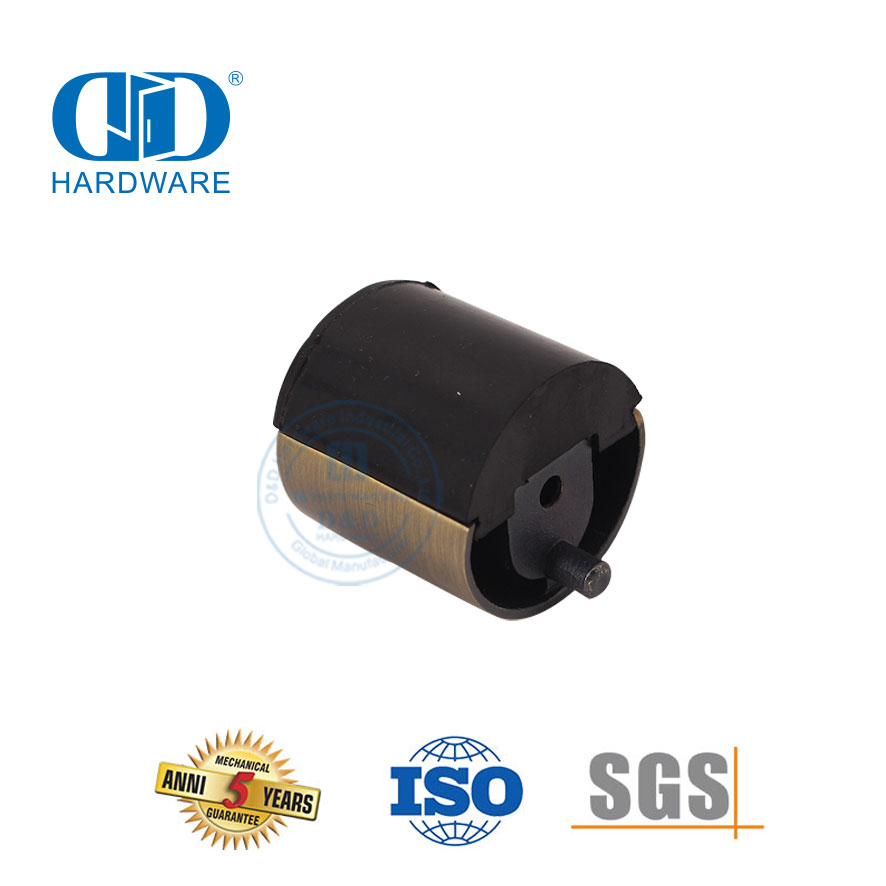 Bodentürstopper aus Edelstahl, Zinklegierung, antikes Messing-Finish, DDDS012-AB