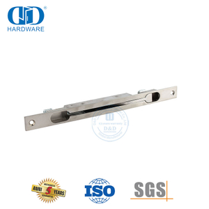 Doppeltwirkender bündiger Türriegel aus Edelstahl für hohle Metalltüren-DDDB022-B-SSS