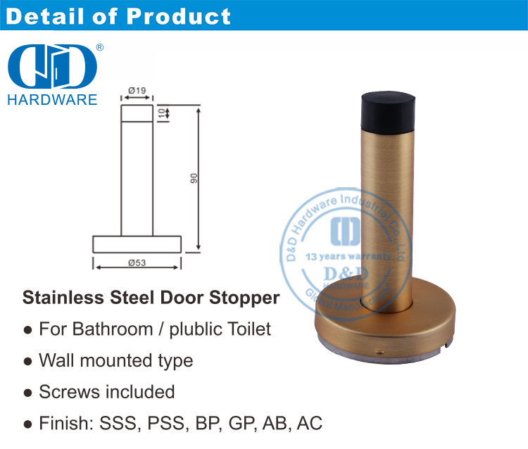 Türstopper für öffentliche Toiletten