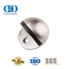 Bodenmontierter geteilter Türstopper aus satinierter Nickel-Zink-Legierung-DDDS004-SN