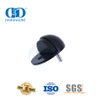 Mattschwarzer Halbkugel-Türstopper aus Zinklegierung, Bodenmontage, Typ DDDS003-MB