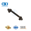 Edelstahl China Factory Schwarze Farbe Gusseisen gedrehter schmiedeeiserner Scheunentorgriff Doppelseitiger Türgriff-DDBD119