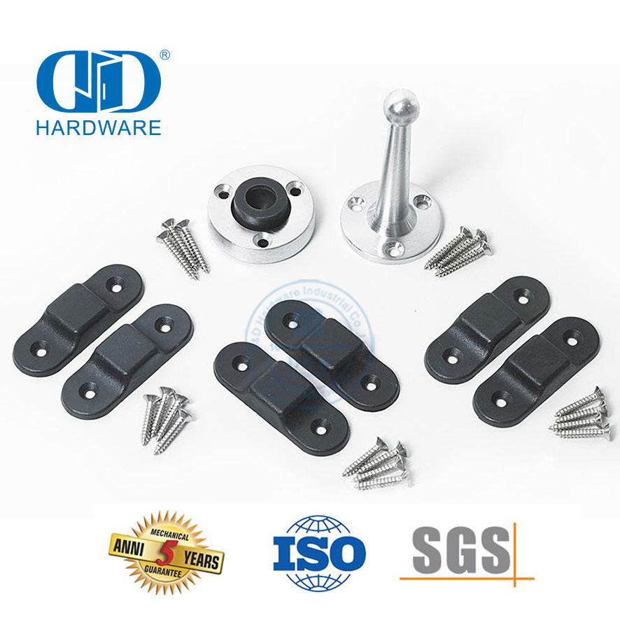 Gummi-Magnet-Türstopper-Fang-Set für Falttüren mit Doppel-DDDS056