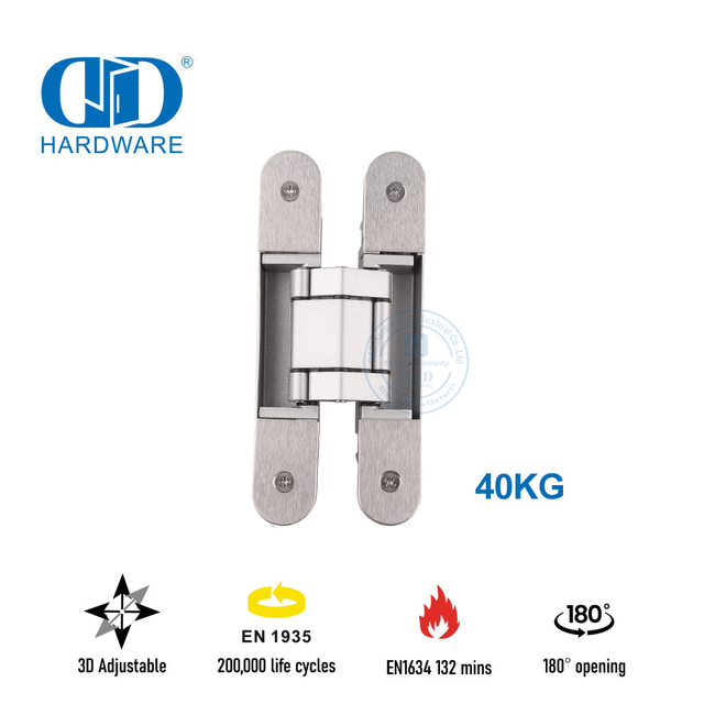 Feuerfestes EN1935 verdecktes Türscharnier für Schlafzimmertür-DDCH008-G40