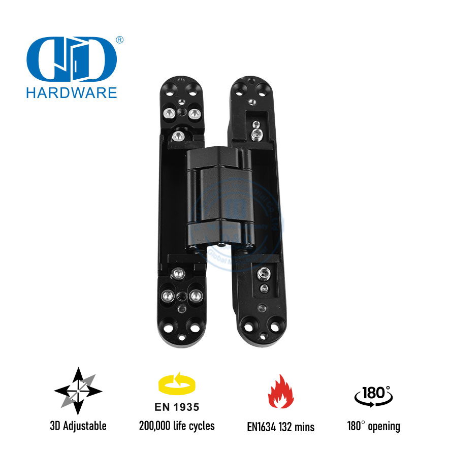 Brandgeschütztes, verstecktes Wohnungstürscharnier mit EN1935-DDCH008-G80