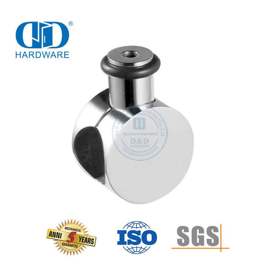 Radrolle Edelstahl Glas Hardware Badezimmerzubehör Rollenaufhänger für Schiebetür-DDGS121
