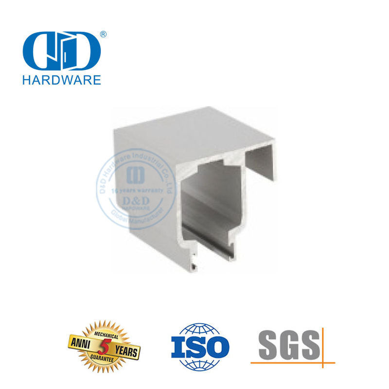 Fabrik-Edelstahl-Eisen-Glas-Beschlag, rahmenlose Schiebetür, Glas-Hardware, Möbelzubehör für Badezimmer-DDGS143