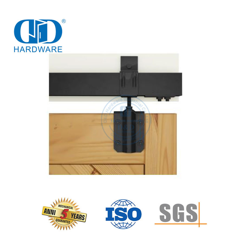 Edelstahl, minimalistisches Design, robuste Schiebetür, Hausaußen-Scheunentor-Hardware-DDBD036