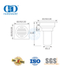 Edelstahl-Kunststoff-Sqaure-Typ-Linear-Duschablauf-Badezimmer-Hardware-Bodenablauf für Badezimmer-DDFD001