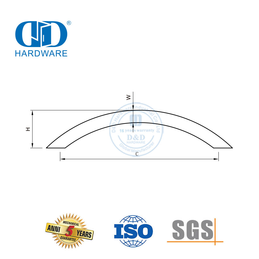 Hochwertiger antiker Messinghebel, lange Größe H-Typ, Kupferglas-Türgriffe für Fenster, Badezimmer, Hotelgebrauch-DDFH022