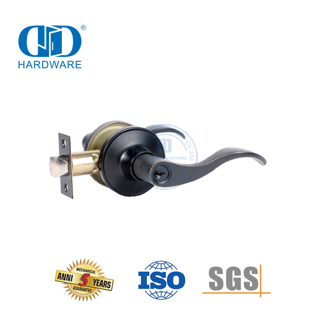 Excellent Ironmongery Standard-Zylinderrohrtyp, einfache Installation, abschließbarer Knauf-Schlosssatz für Eingangstür-DDLK024
