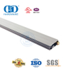 Schalldichte, eloxierte, wetterfeste, wetterfeste Schiebetür-Bodendichtung aus Aluminium für mittlere Beanspruchung-DDBS001